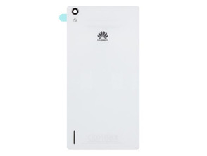 Couverture arrière avec Sticker pour Huawei P7 White