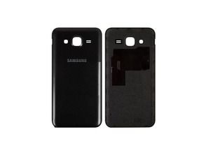 Back Cover with Sticker for Samsung Galaxy J7 Black