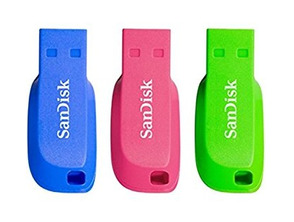 Ajouter au panier Sandisk Cruzer Blade Usb Flash drive 3-pack - 16gb Sandisk Cruzer Blade Usb Flash drive 3-pack - 16gb