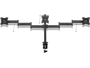 Ajouter au panier Soporte 3 monitores TooQ DB1327TN-B Negro Soporte 3 monitores TooQ DB1327TN-B Negro