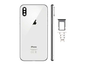 Ajouter au panier Couvercle de la Batterie avec la Couverture de la Caméra de recul - iPhone-XS Argent Couvercle de la Batterie avec la Couverture de la Caméra de recul - iPhone-XS Argent