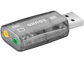 Tarjeta de Sonido USB Goodbay Externa 3.5mm