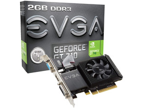 Ajouter au panier Tarjeta Gráfica EVGA GeForce GT 710 /2GB DDR3 Perfil Bajo Tarjeta Gráfica EVGA GeForce GT 710 /2GB DDR3 Perfil Bajo