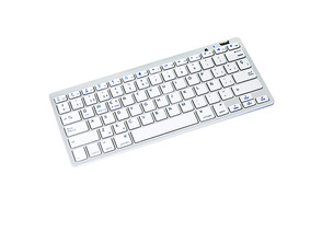 Mini Bluetooth 3.0 Iggual blanc clavier