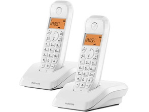 Ajouter au panier Teléfono Inalámbrico DECT Digital Motorola S1202 Duo Blanco Teléfono Inalámbrico DECT Digital Motorola S1202 Duo Blanco