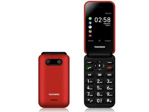Ajouter au panier Teléfono Móvil Telefunken S760 para Personas Mayores Rojo Teléfono Móvil Telefunken S760 para Personas Mayores Rojo