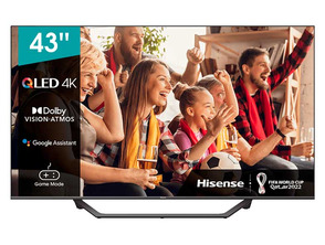 Ajouter au panier Televisión Hisense 43A7GQ QLED 43''Smart TV 4K UHD Televisión Hisense 43A7GQ QLED 43''Smart TV 4K UHD