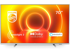 Philips 70PUS7855 70 "/ Ultra HD 4K / Smart TV / WiFi Argent