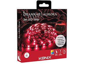 Ajouter au panier Tira LED Konix Drakkar Aurora 3m Régulable Tira LED Konix Drakkar Aurora 3m Régulable