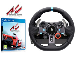 Logitech G29 Racing Wheel + Assetto Corsa PS4