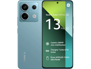Ajouter au panier Xiaomi Redmi Note 13 Pro 12 Go / 512GB / 6.67 " / 5G / Verde Azulado Xiaomi Redmi Note 13 Pro 12 Go / 512GB / 6.67 " / 5G / Verde Azulado