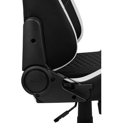 Silla Gaming Aerocool Crown Blanco / Negro