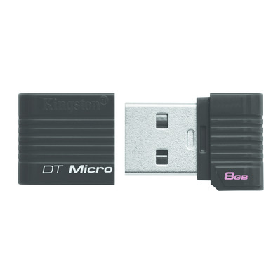 PENDRIVE 8 Go USB2.0 KINGSTON DT MICRO NEGRO