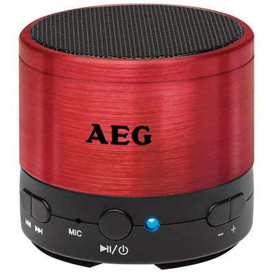 Haut-parleur Bluetooth AEG BSS 4826 rouge