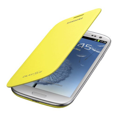 Flip cover per Samsung Galaxy S III jaune