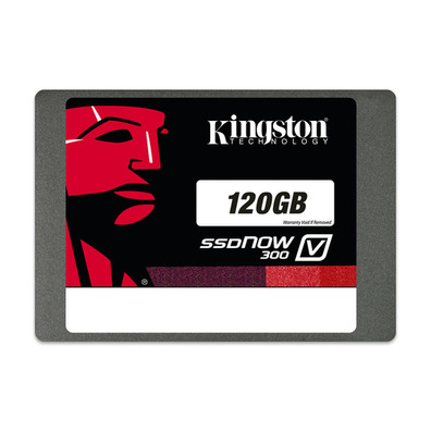 SSD KINGSTON 120 Go SSDNow V300 SAT3 2,5 "7mm (adaptateur de 9,5 m)