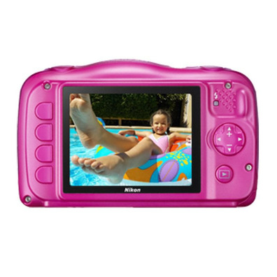 NIKON COOLPIX S33 Rose KIT Caméra aquatique