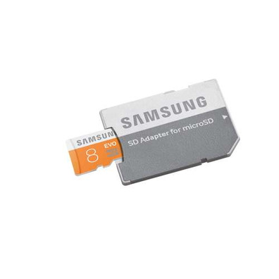 MICRO SD SAMSUNG + ADAPTADOR SD 8GB EVO CLASSE 10 (MB-MP08DA / UE)