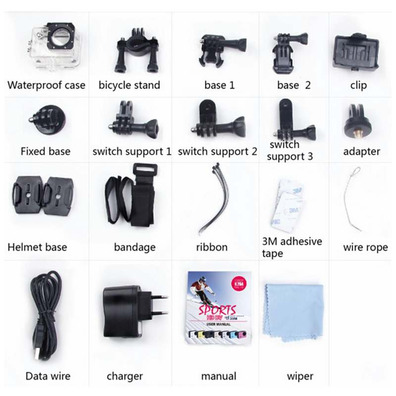 SjCAM Sj4000 Black Wifi V2.0 Caméra de sport