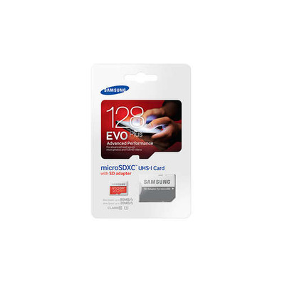 MICRO SD SAMSUNG 128 Go + ADAPTADOR EVO + CLASSE 10