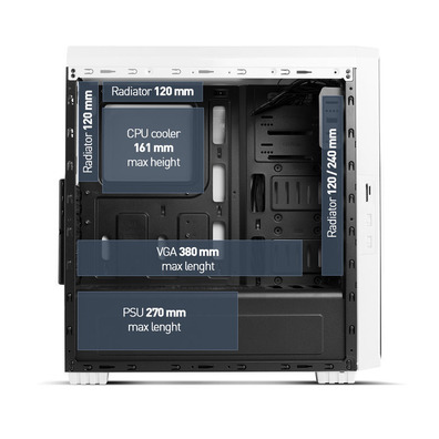 NOX Hummer ZS Zero Edit USB Tower 3.0