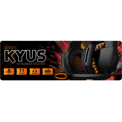 NOX AURICULARES + MIC GAMING KROM KYUS. USB. Pour PC / PS4