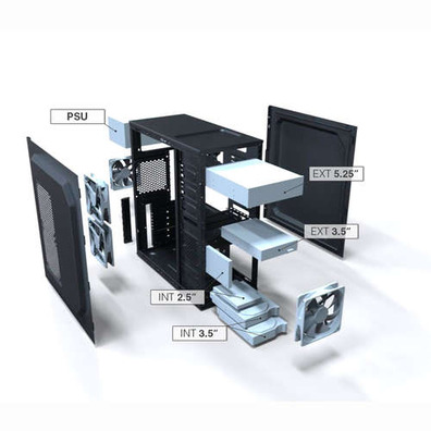 Pas de carton. SÉMITURE. Sans quelque chose. USB 3.0. NÉGRO
