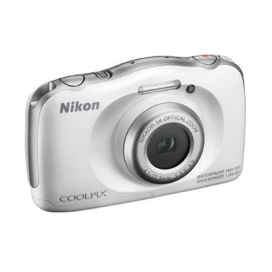 NIKON COOLPIX S33 BLANCA KIT Caméra aquatique