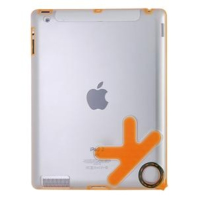 Ultra Slim Case OK Design for iPad 2 Transparent Orange