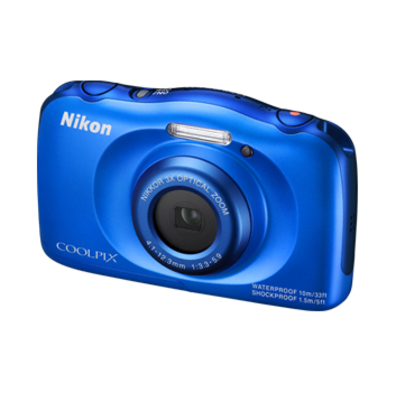 NIKON COOLPIX S33 AZUL KIT Caméra aquatique