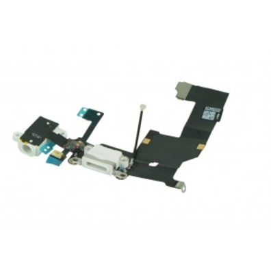 iPhone 5 Audio/Dock/Mic/Antenna flex Blanc