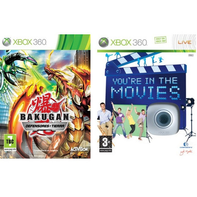 Kids Pack Xbox 360 (Bakugan + Vous êtes dans les films + caméra)