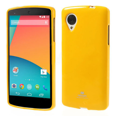 Cover Case TPU for LG Google Nexus 5 Jaune