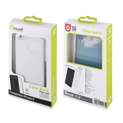 Boîtier en cristal transparent Apple iPhone 6 / 6S muvit