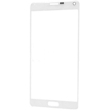 Façade en verre pour Samsung Galaxy Note 4 Blanc