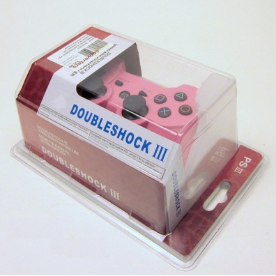 Commande non officiel DoubleShock 3 Rose