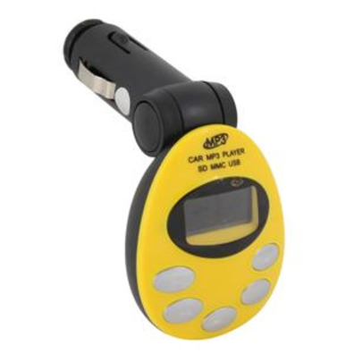 Transmisor FM Wireless 4 in 1 MP3/WMA (Yellow)