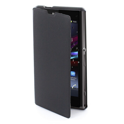 Muvit Easy Folio Sony Xperia Z1 Compact Blanc