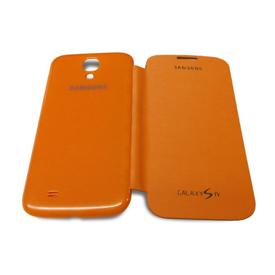 Flip Cover Case for Samsung Galaxy S4 Jaune