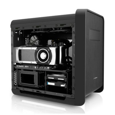 Nox Micro boîte ATX Coolbay CX caoutchouc noir USB3.0