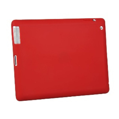 Simple Design Rubber Open-face Case - iPad 4