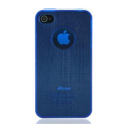 IH165 Protective Case for iPhone 4G/4S (Transparent Blue)