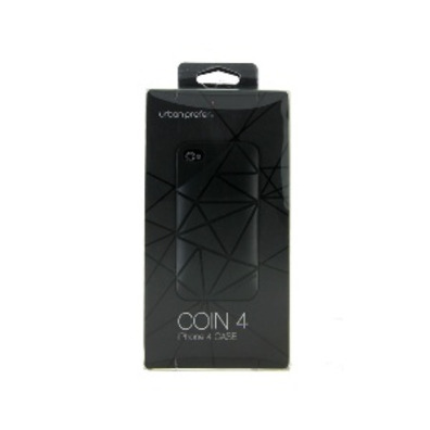 Triangle Pattern Protective Case for iPhone 4/4S (Black)