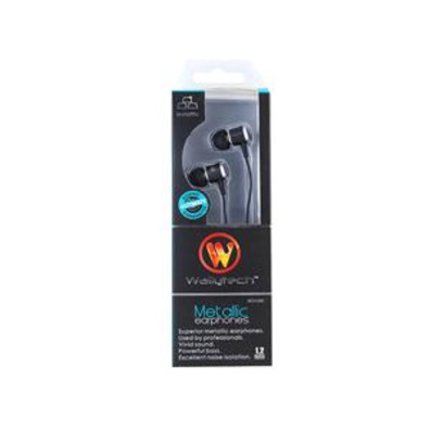 Professional Stereo Earbud Earphones (Black)