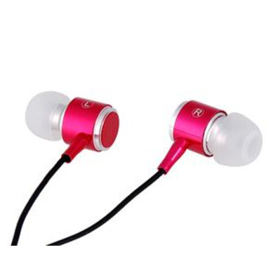 Professional Stereo Earbud Earphones (Red)