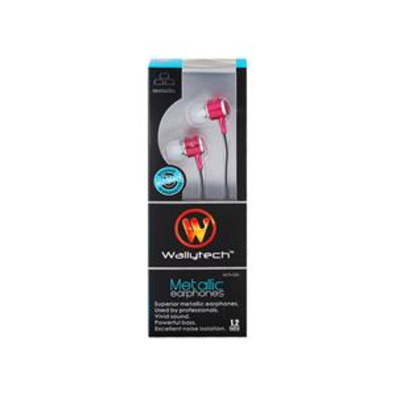 Professional Stereo Earbud Earphones (Red)