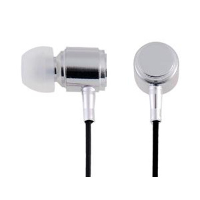 Professional Stereo Earbud Earphones (Silver)