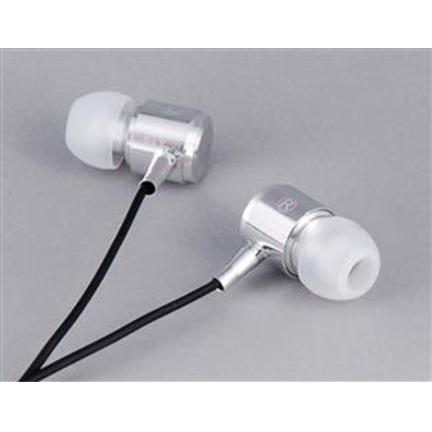 Professional Stereo Earbud Earphones (Silver)