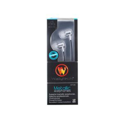 Professional Stereo Earbud Earphones (Silver)
