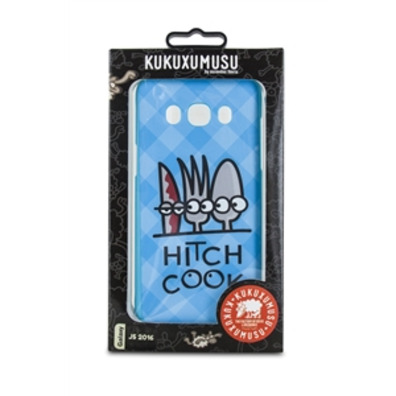 Boîtier TPU bleu Hitchcook Samsung Galaxy J5 2016 Kukuxumusu